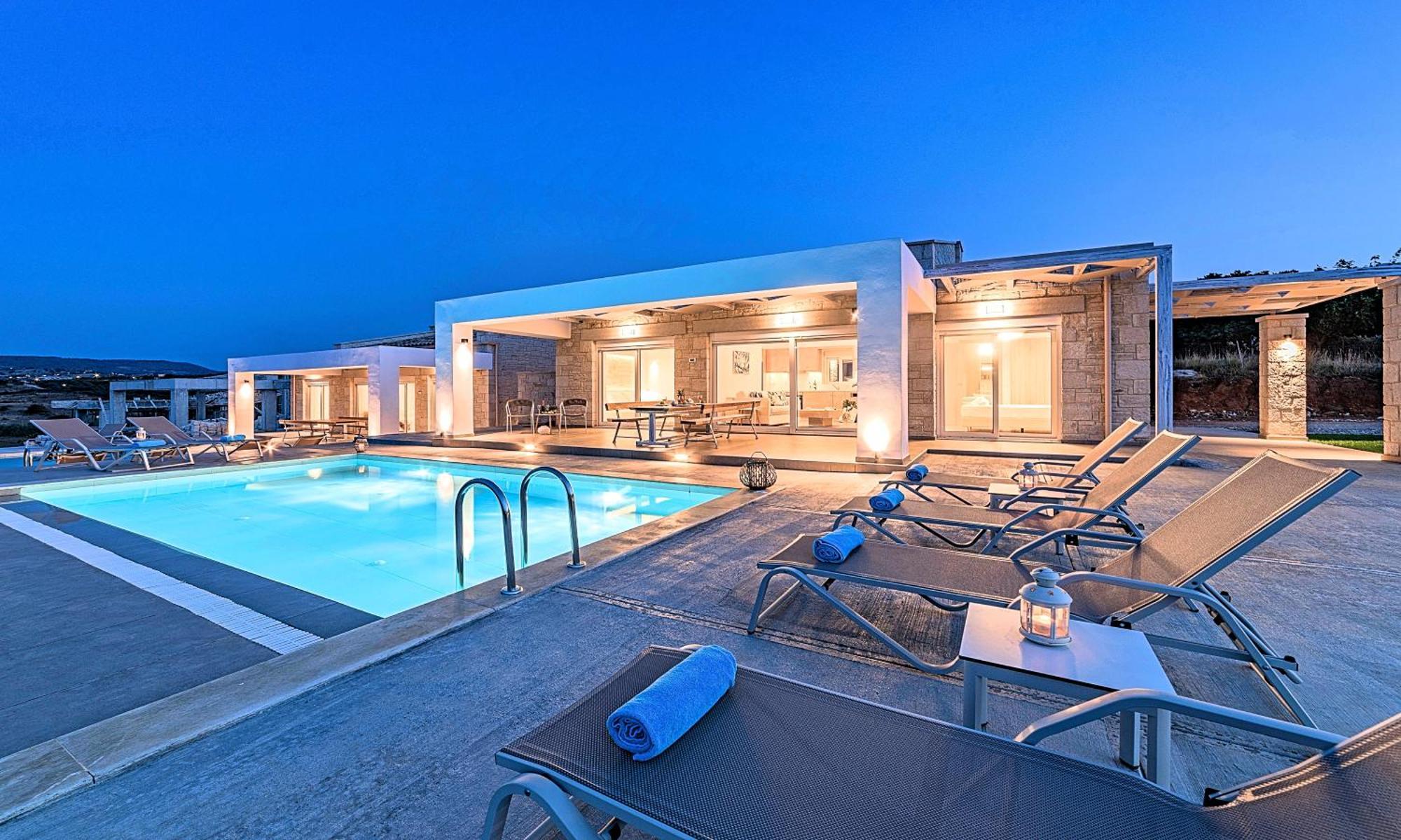 Vista Mare Villas Heated Pool 耶奥伊乌波利斯 外观 照片