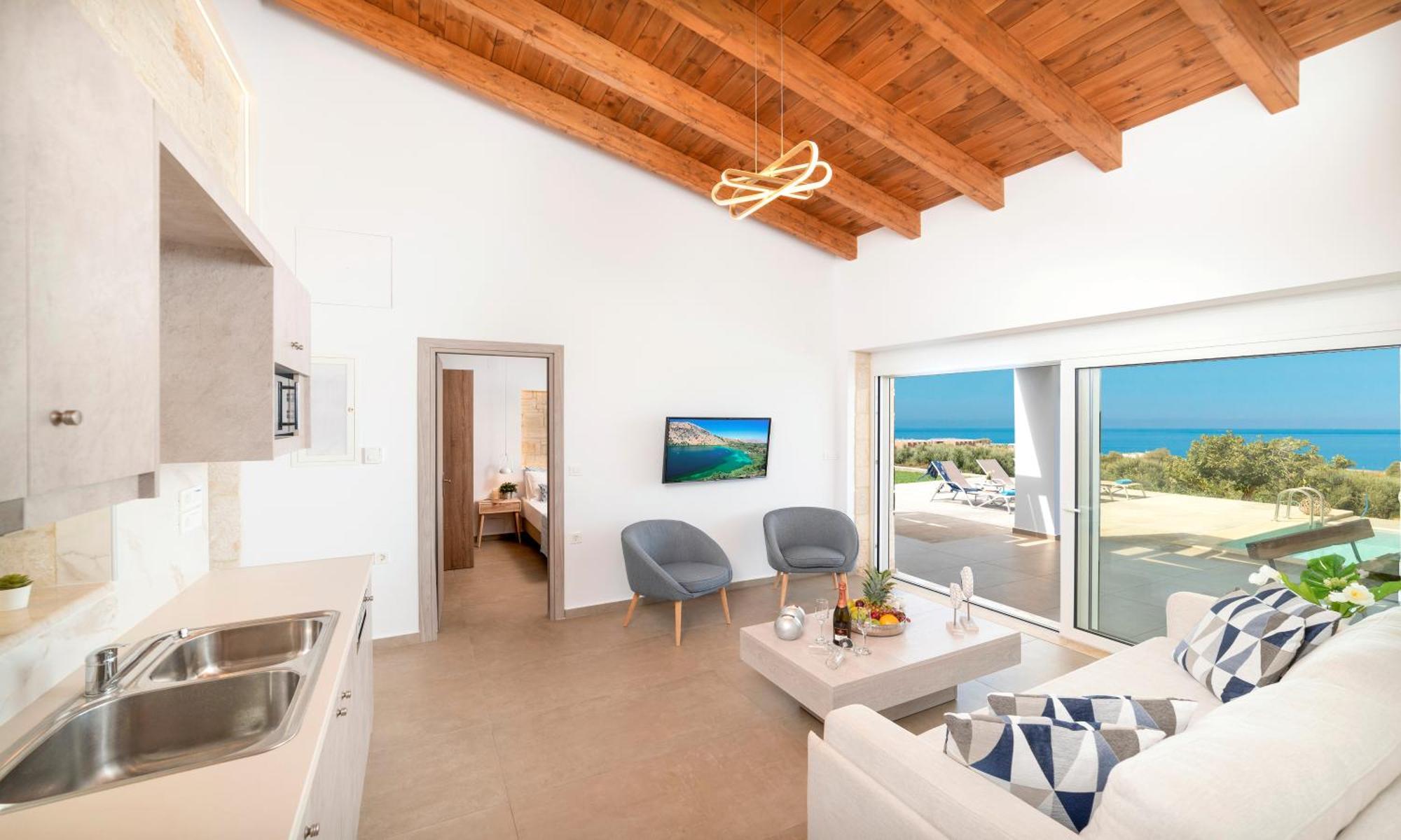 Vista Mare Villas Heated Pool 耶奥伊乌波利斯 外观 照片